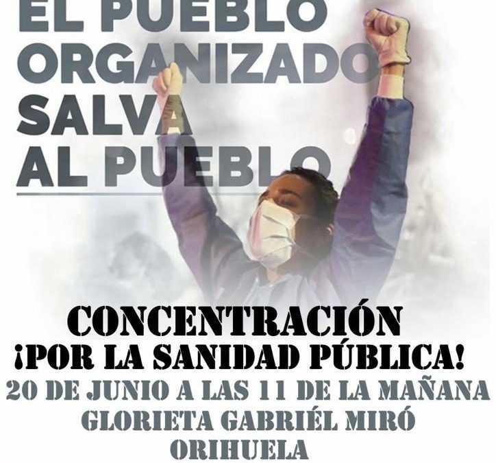 [Orihuela] 20J – Jornada en defensa de la sanidad pública