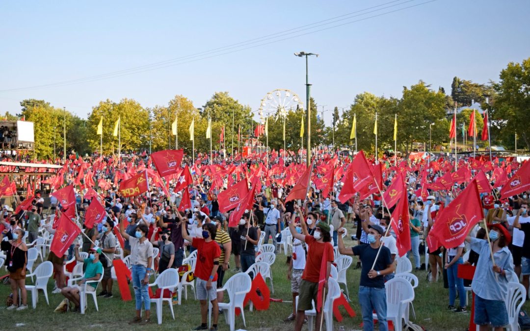 Activa participación del PCPE y la JCPE en la fiesta de Avante