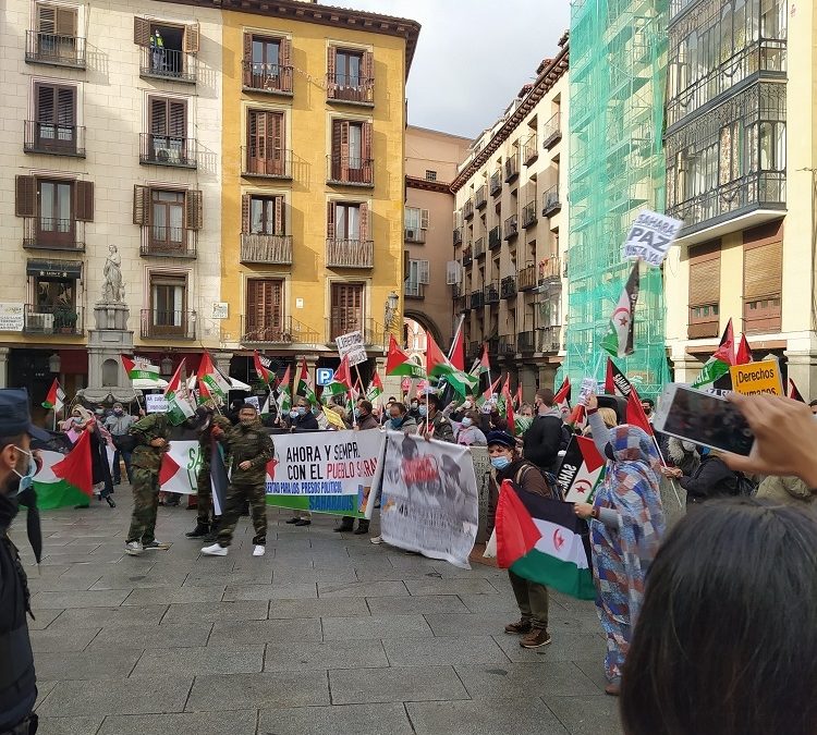 Crónica concentración saharaui 10 diciembre Madrid