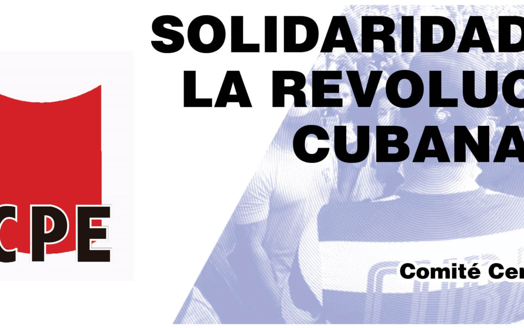 Resolución del V pleno del Comité Central del Partido Comunista de los Pueblos de España (PCPE) en solidaridad con la revolución cubana.