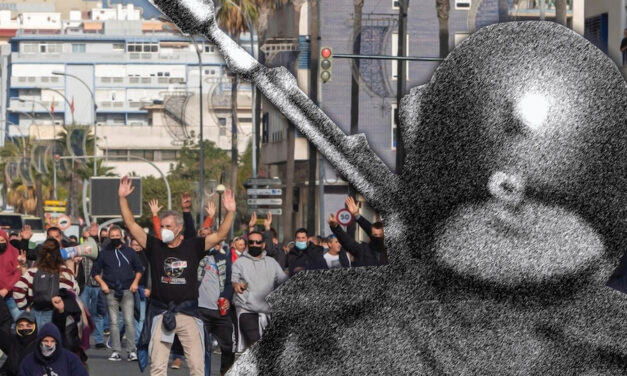 Lucha de obreras y obreros del Metal de Cádiz
