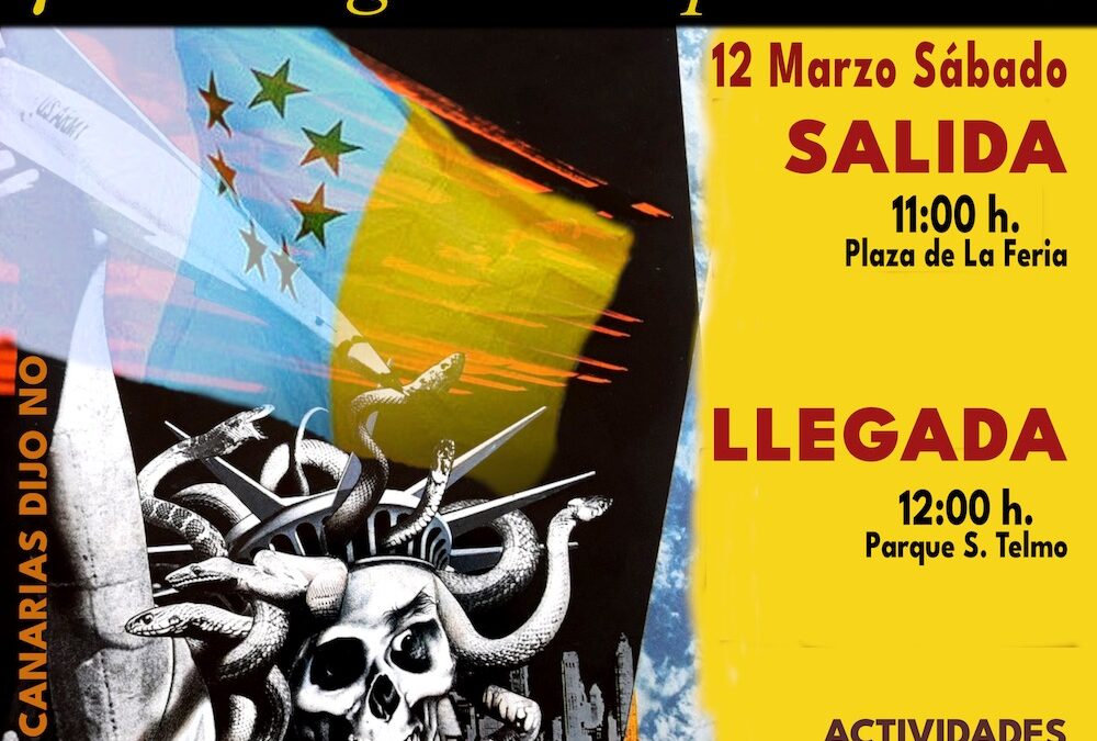 [Canarias] Manifestación 12M ¡No a la guerra imperialista!