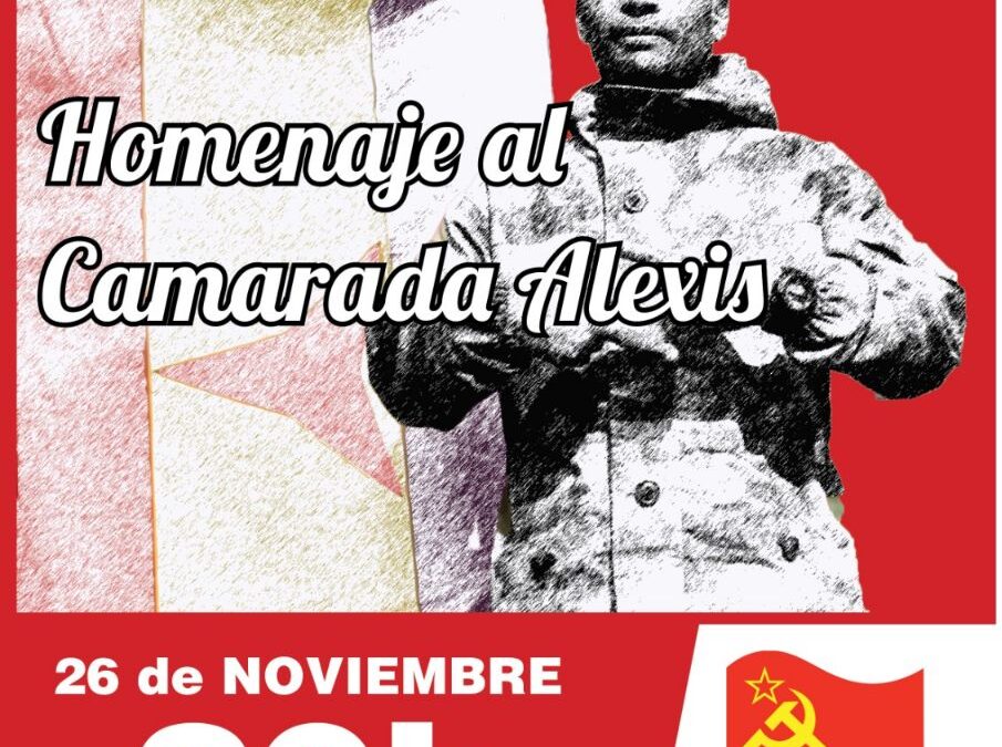 [Madrid] Sábado 26 Homenaje al camarada Alexis