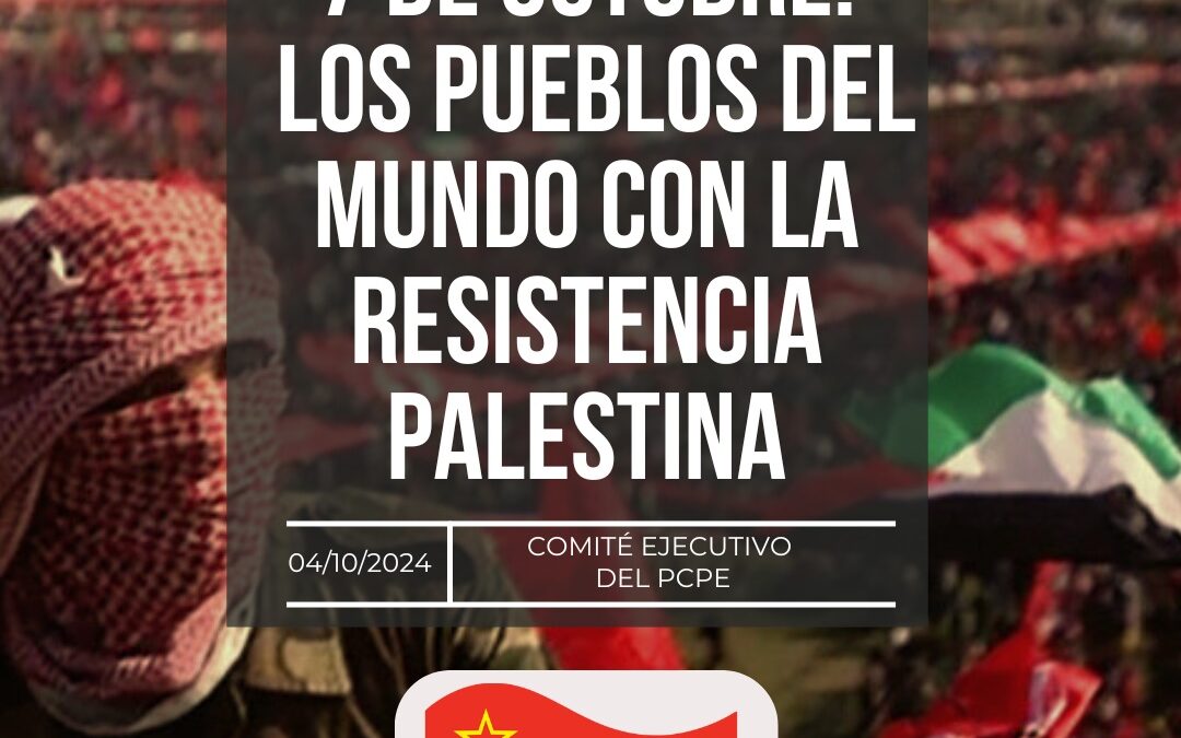 7 de octubre: los pueblos del mundo con la resistencia palestina