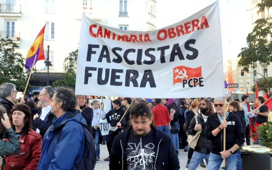 [Cantabria] Manifestación contra el fascimo en Santander