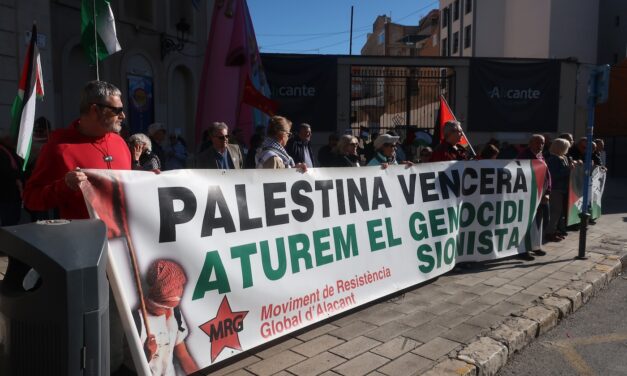 [Alacant] Crònica de la concentració «Alt a la violència sionista i de l’OTAN a l’Orient Mitjà»