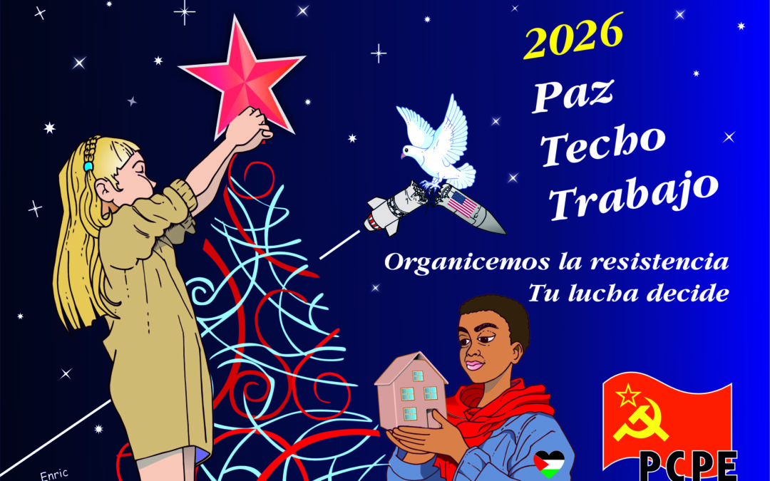 2026, Paz, techo, trabajo. Organicemos la resistencia. Tu lucha decide.