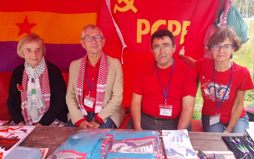 Brigada «Cristobal Sanchís» del PCPE, en el Festival por la Paz de UZ